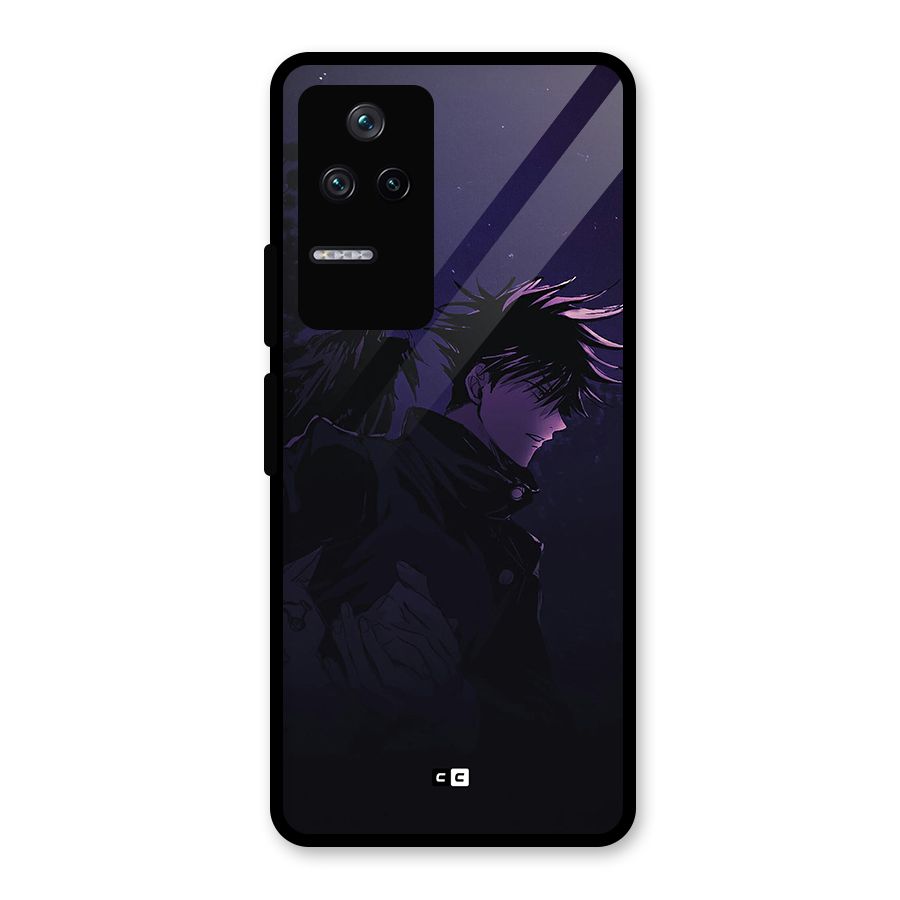 Fushiguro Demon Crows Glass Back Case for Poco F4 5G