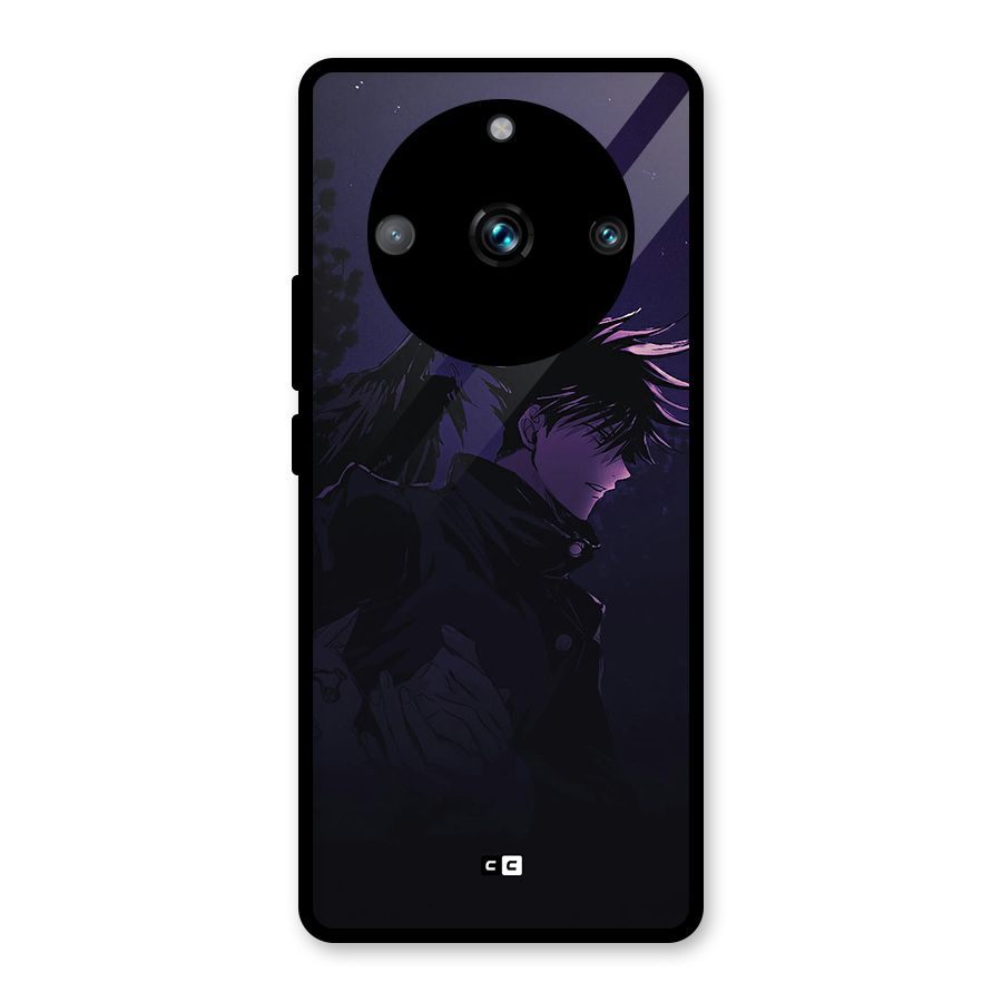 Fushiguro Demon Crows Glass Back Case for Realme 11 Pro Plus