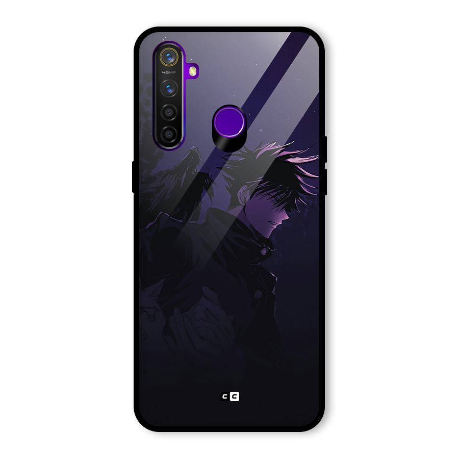 Fushiguro Demon Crows Glass Back Case for Realme 5 Pro