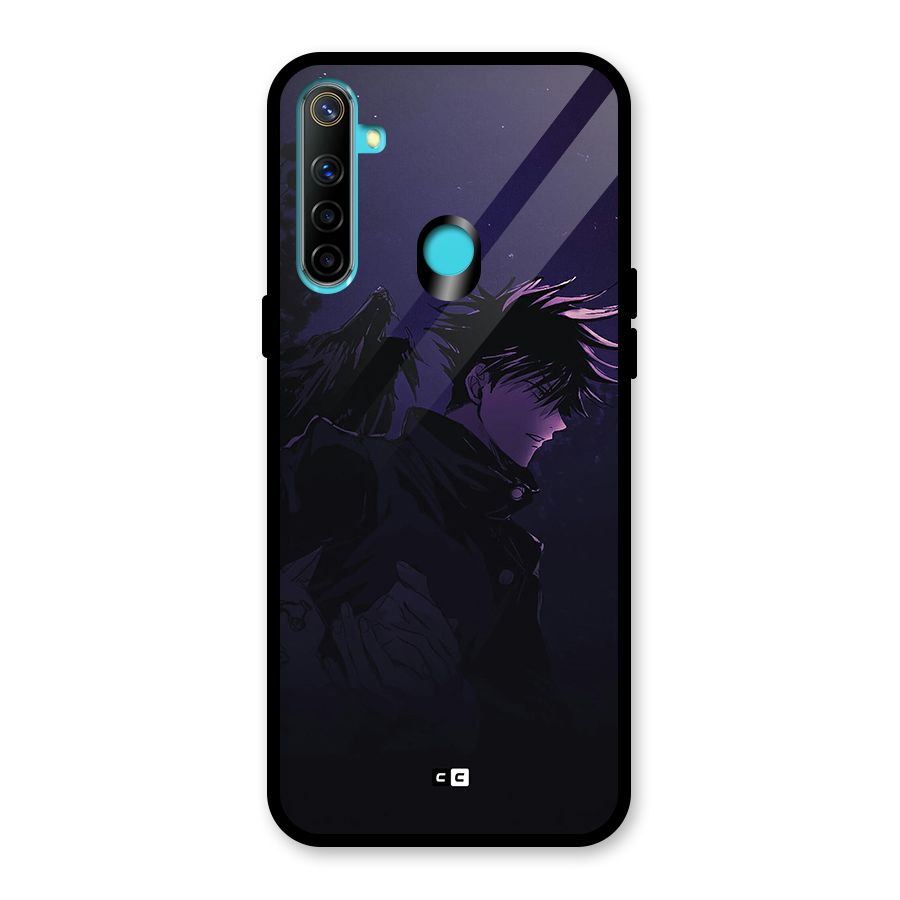 Fushiguro Demon Crows Glass Back Case for Realme 5i