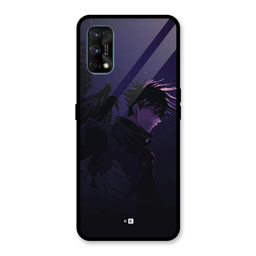 Fushiguro Demon Crows Glass Back Case for Realme 7 Pro