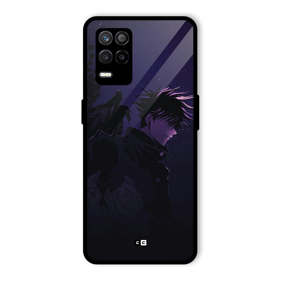 Fushiguro Demon Crows Glass Back Case for Realme 8 5G