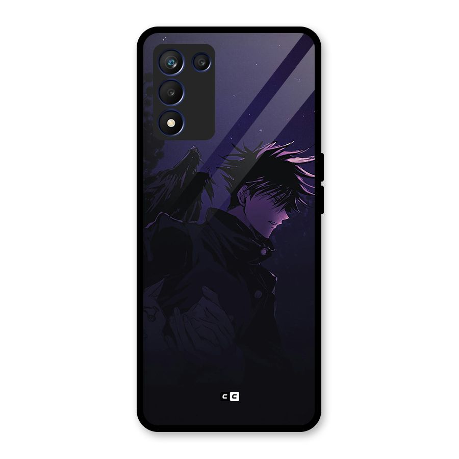 Fushiguro Demon Crows Glass Back Case for Realme 9 5G Speed