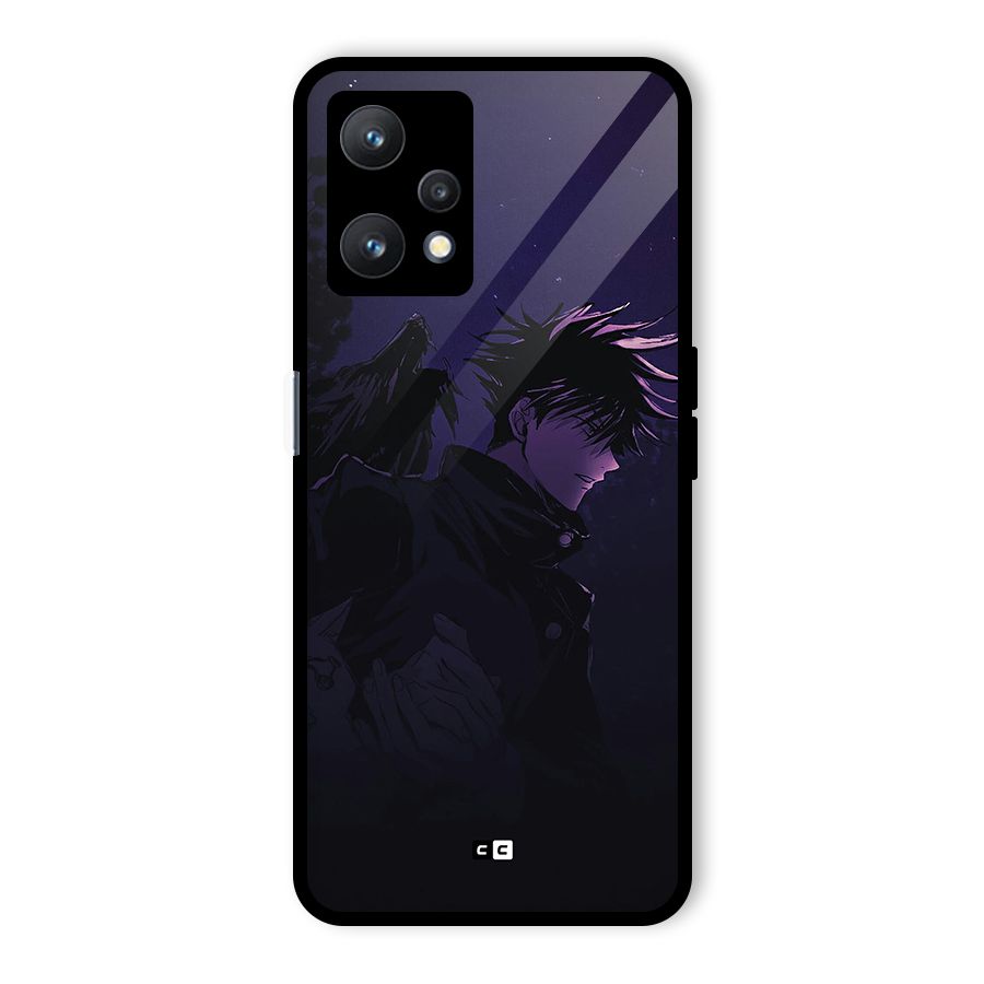 Fushiguro Demon Crows Glass Back Case for Realme 9 Pro 5G