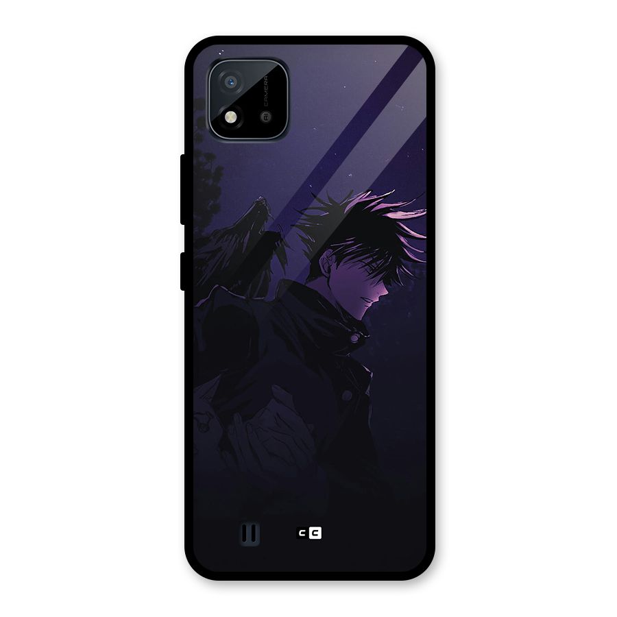 Fushiguro Demon Crows Glass Back Case for Realme C11 2021