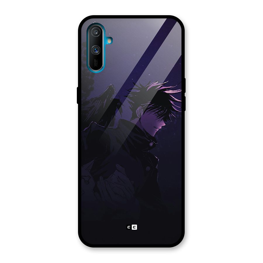 Fushiguro Demon Crows Glass Back Case for Realme C3