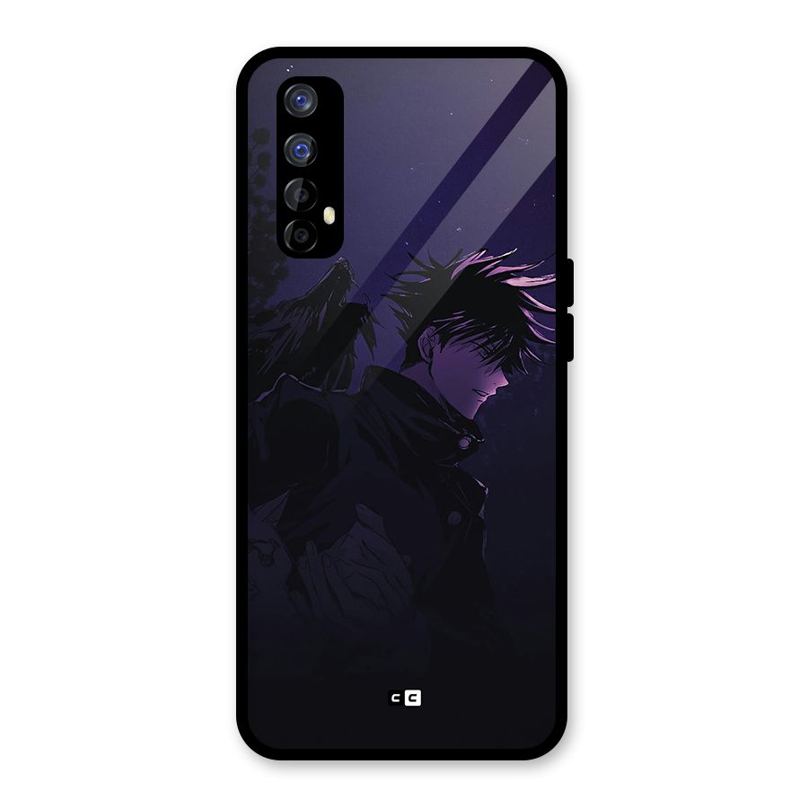 Fushiguro Demon Crows Glass Back Case for Realme Narzo 20 Pro