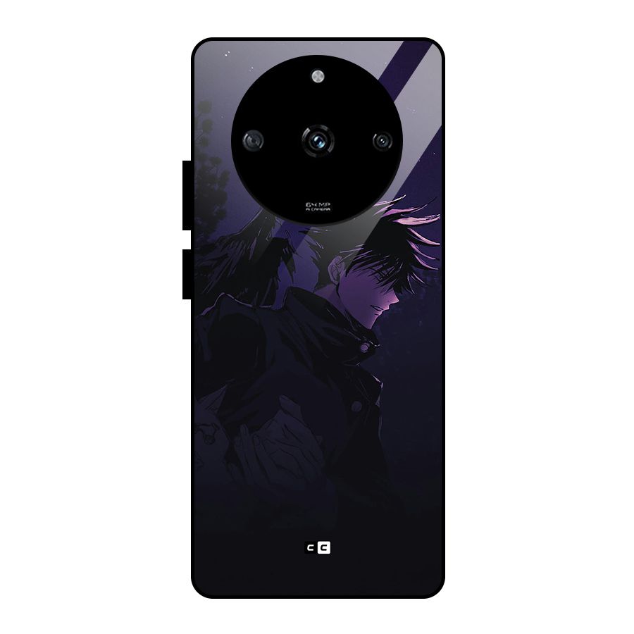 Fushiguro Demon Crows Glass Back Case for Realme Narzo 60 5G