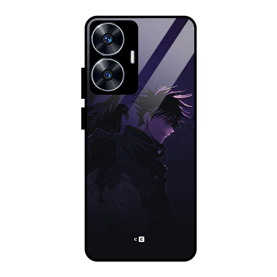 Fushiguro Demon Crows Glass Back Case for Realme Narzo N55