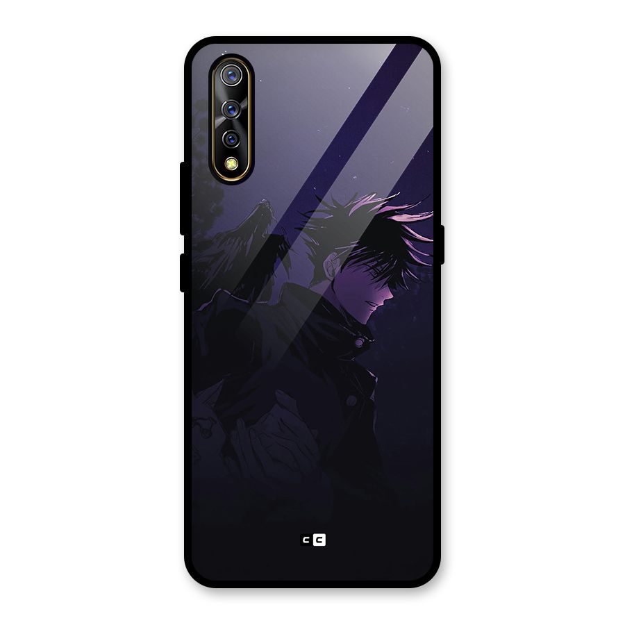 Fushiguro Demon Crows Glass Back Case for Vivo S1