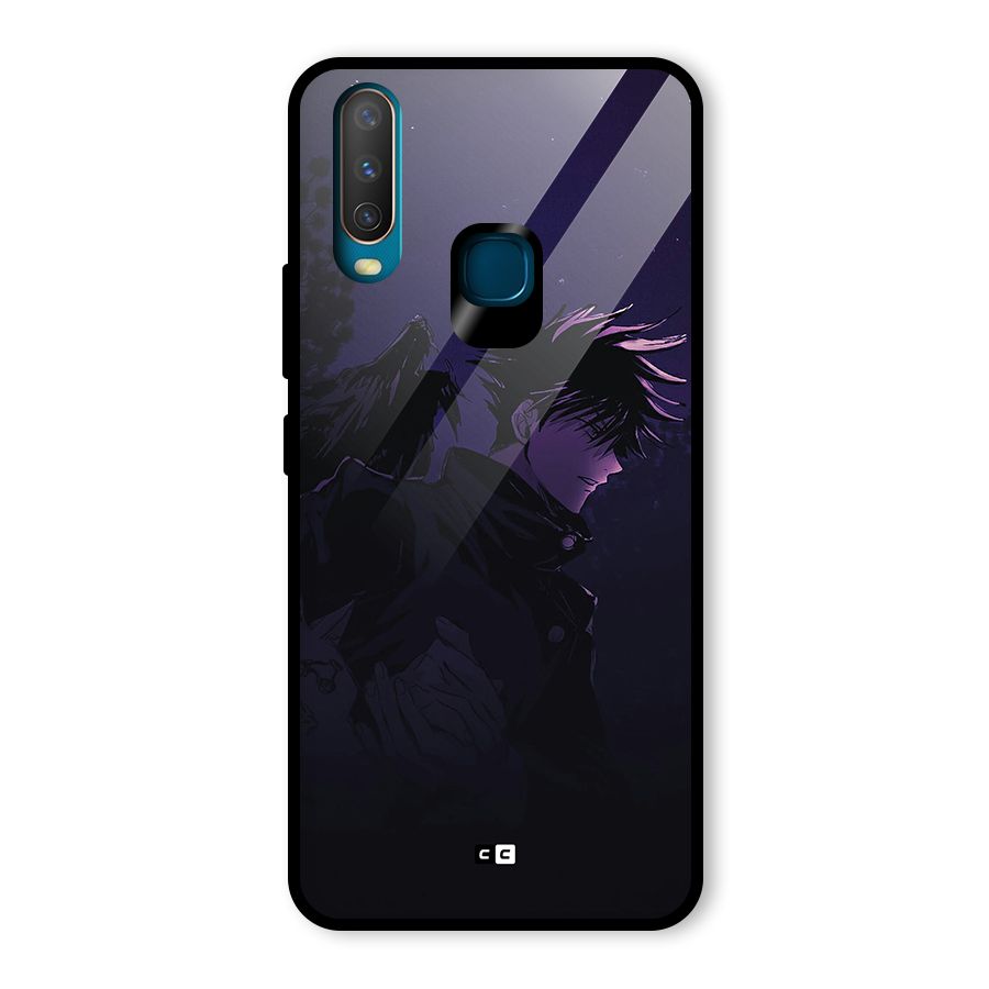 Fushiguro Demon Crows Glass Back Case for Vivo Y15