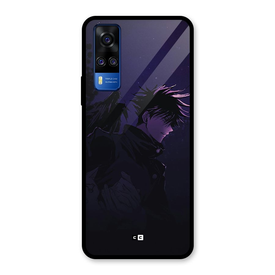 Fushiguro Demon Crows Glass Back Case for Vivo Y31