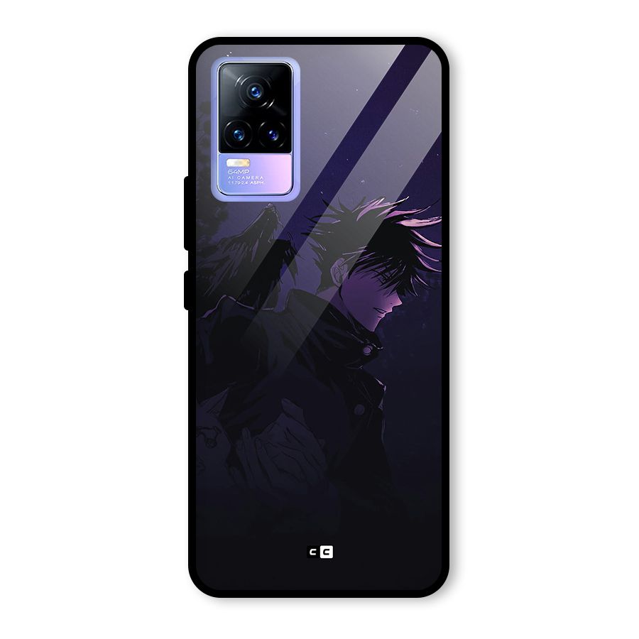 Fushiguro Demon Crows Glass Back Case for Vivo Y73