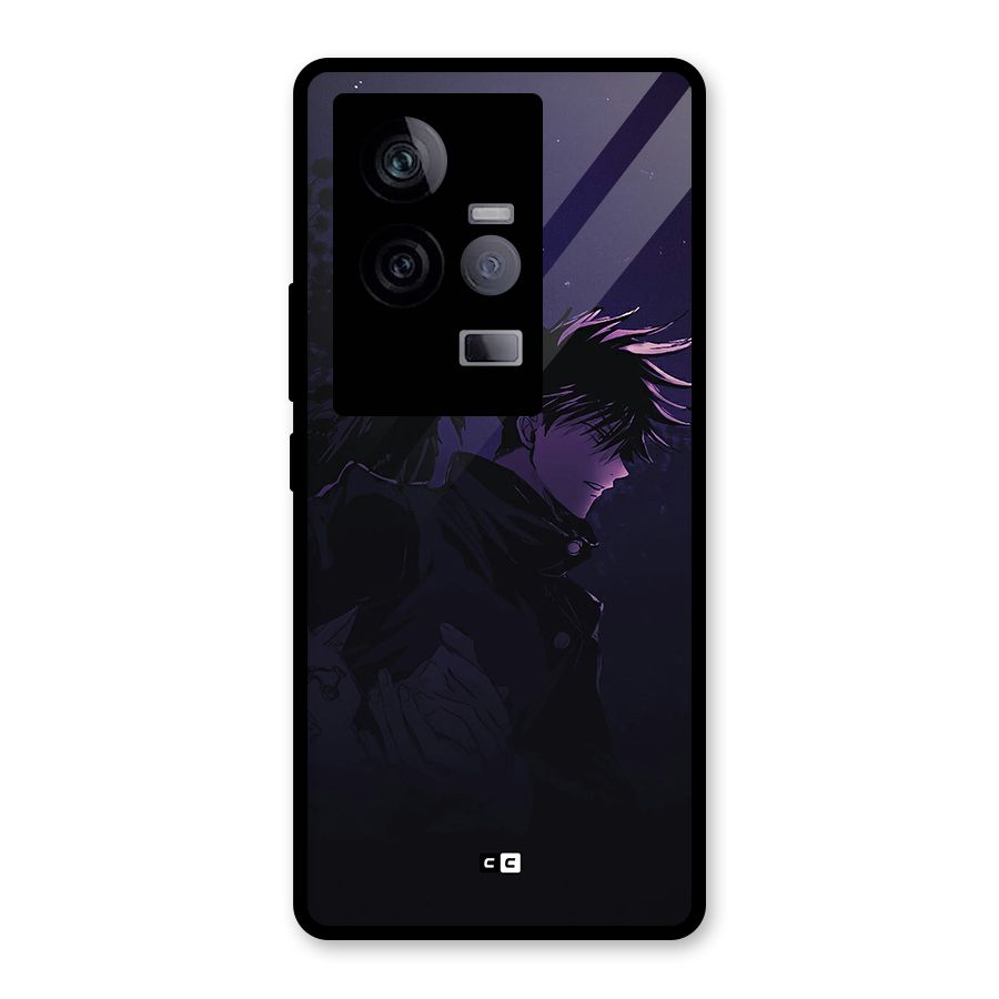 Fushiguro Demon Crows Glass Back Case for Vivo iQOO 11 5G