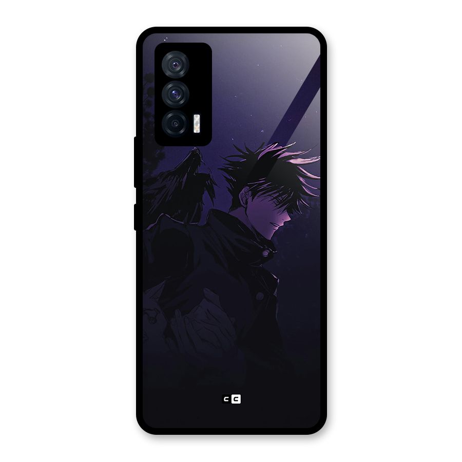 Fushiguro Demon Crows Glass Back Case for Vivo iQOO 7 5G
