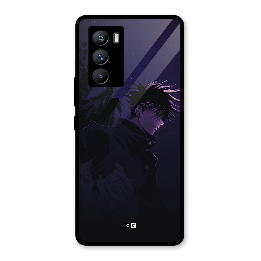 Fushiguro Demon Crows Glass Back Case for Vivo iQOO 9 SE