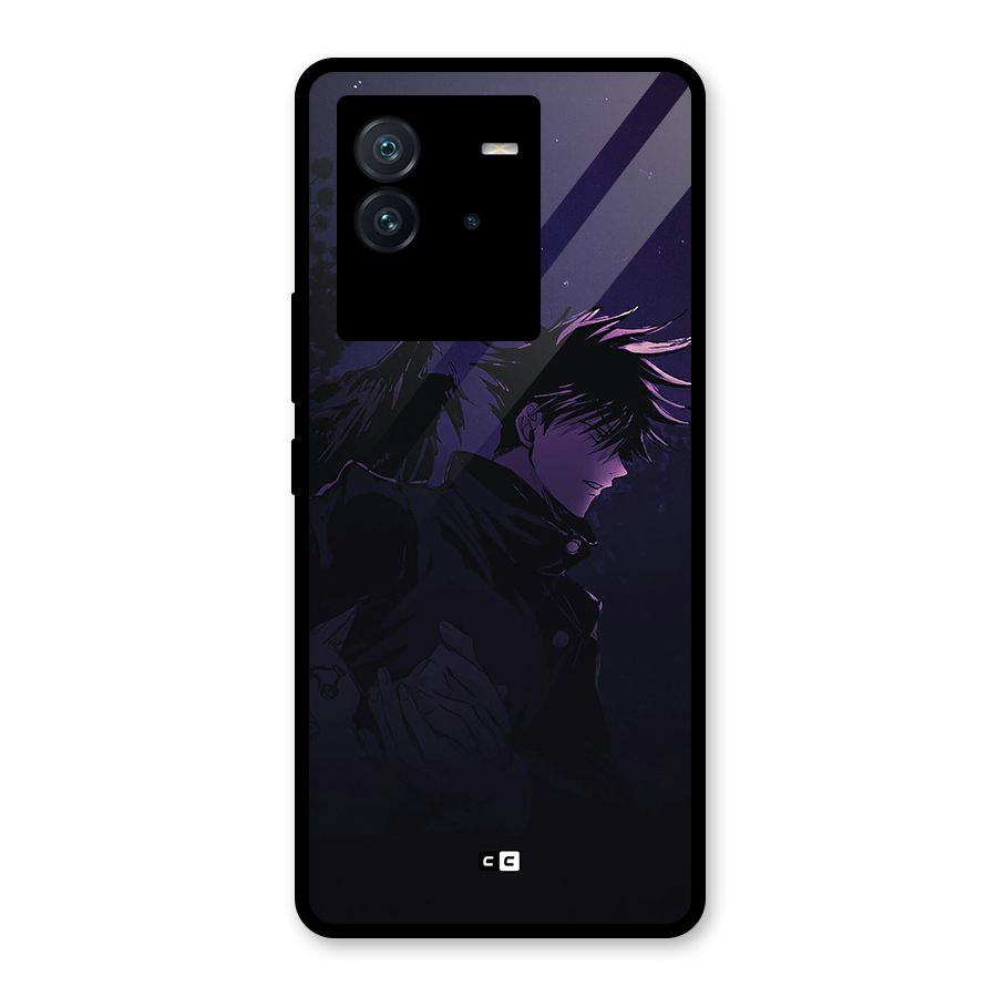 Fushiguro Demon Crows Glass Back Case for Vivo iQOO Neo 6 5G