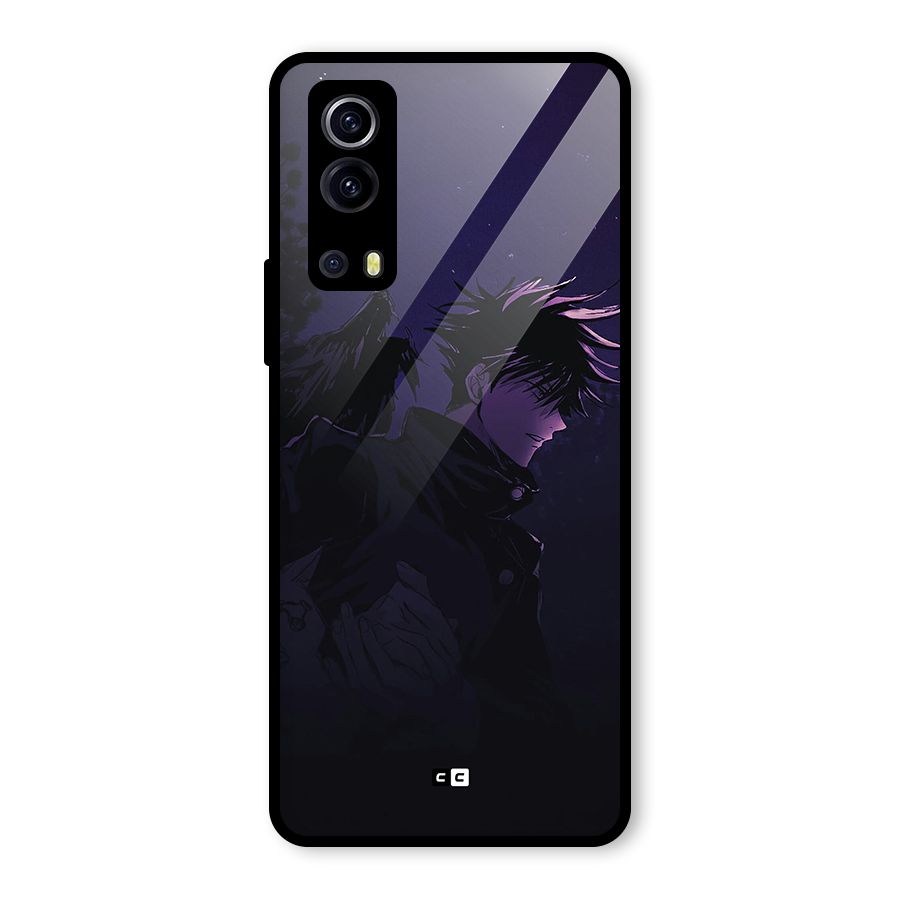Fushiguro Demon Crows Glass Back Case for Vivo iQOO Z3