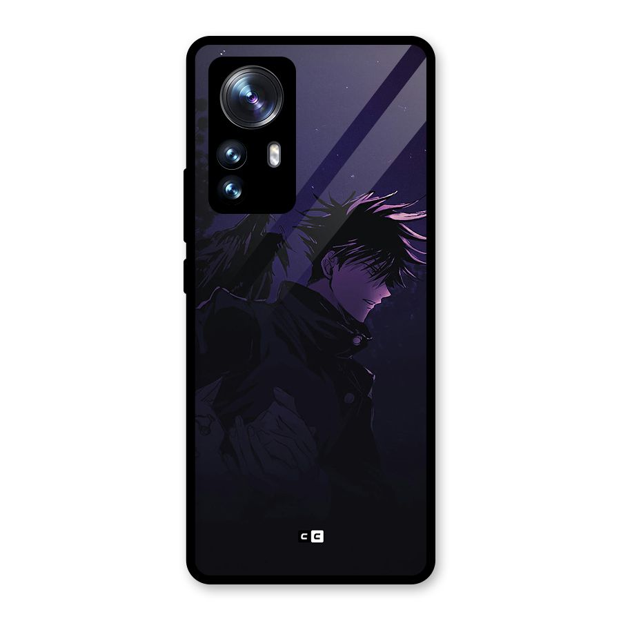 Fushiguro Demon Crows Glass Back Case for Xiaomi 12 Pro