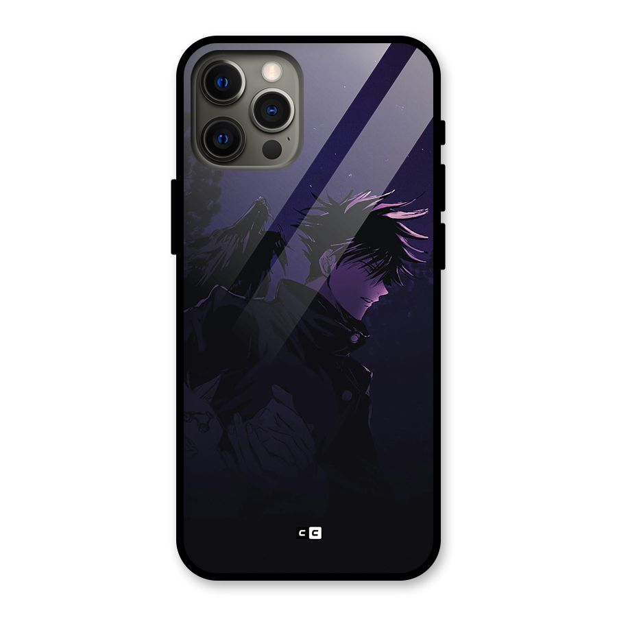Fushiguro Demon Crows Glass Back Case for iPhone 12 Pro Max