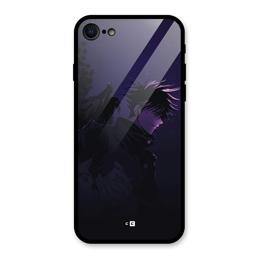 Fushiguro Demon Crows Glass Back Case for iPhone 7