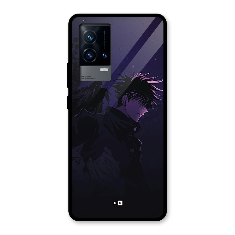 Fushiguro Demon Crows Glass Back Case for iQOO 9 5G