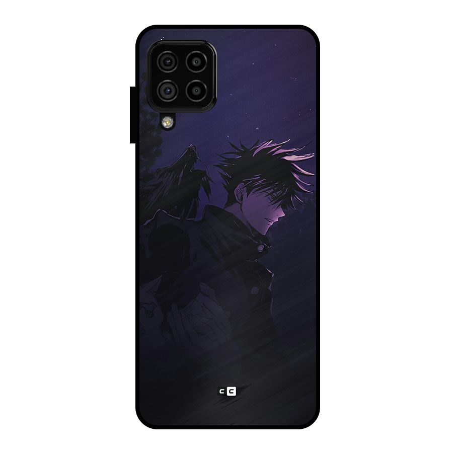 Fushiguro Demon Crows Metal Back Case for Galaxy A22 4G