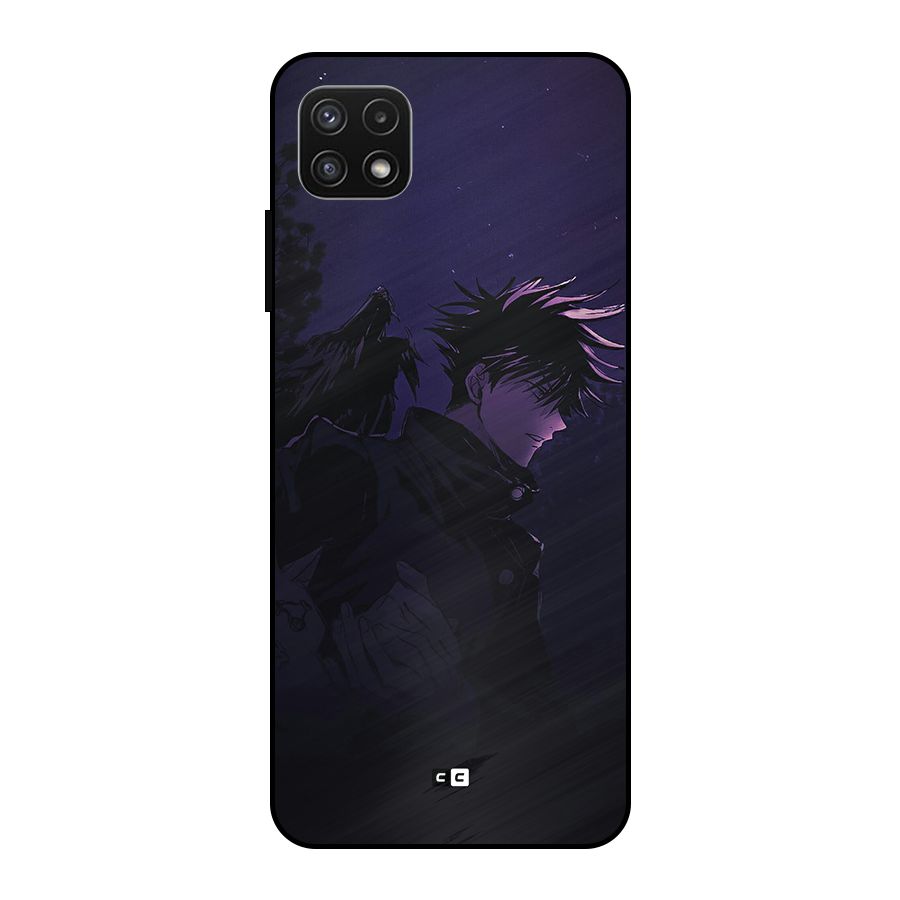 Fushiguro Demon Crows Metal Back Case for Galaxy A22 5G