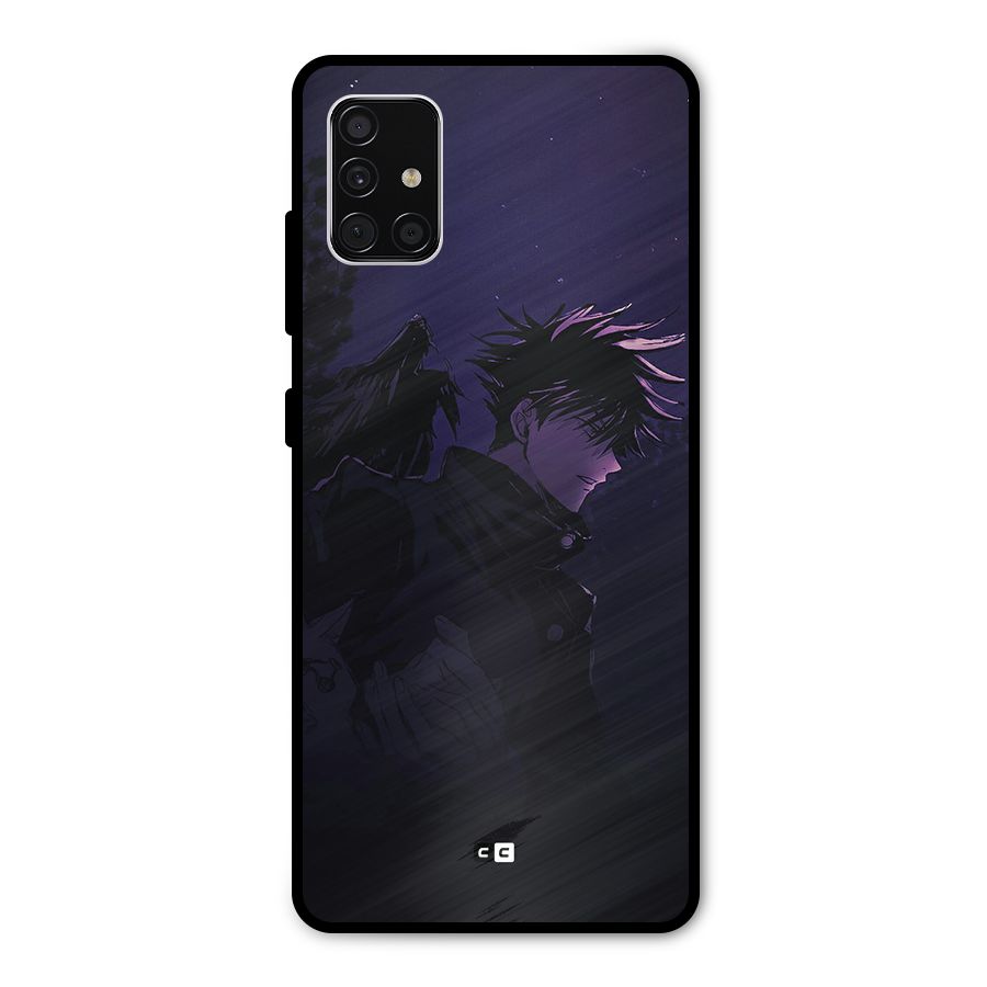 Fushiguro Demon Crows Metal Back Case for Galaxy A51