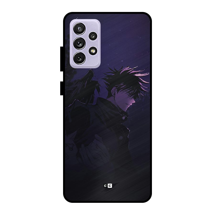 Fushiguro Demon Crows Metal Back Case for Galaxy A72