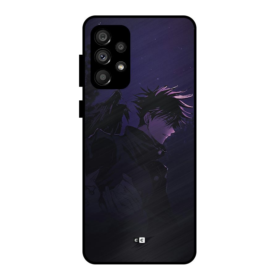 Fushiguro Demon Crows Metal Back Case for Galaxy A73 5G