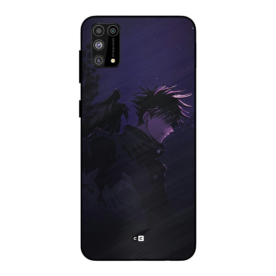Fushiguro Demon Crows Metal Back Case for Galaxy F41