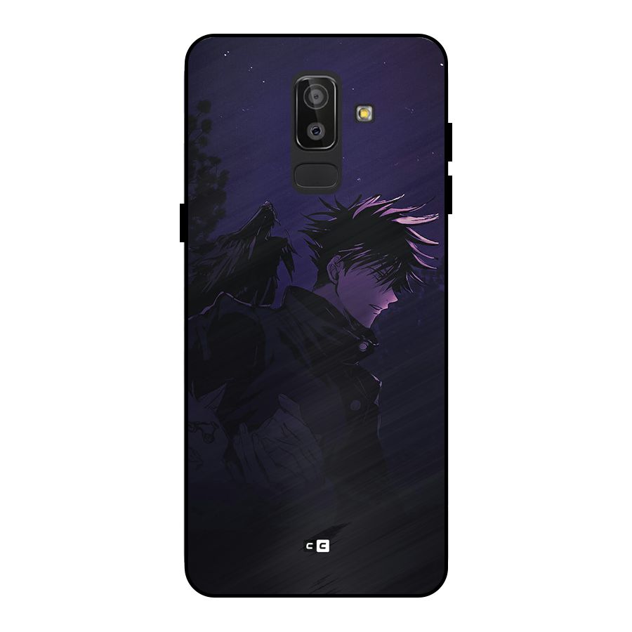 Fushiguro Demon Crows Metal Back Case for Galaxy J8