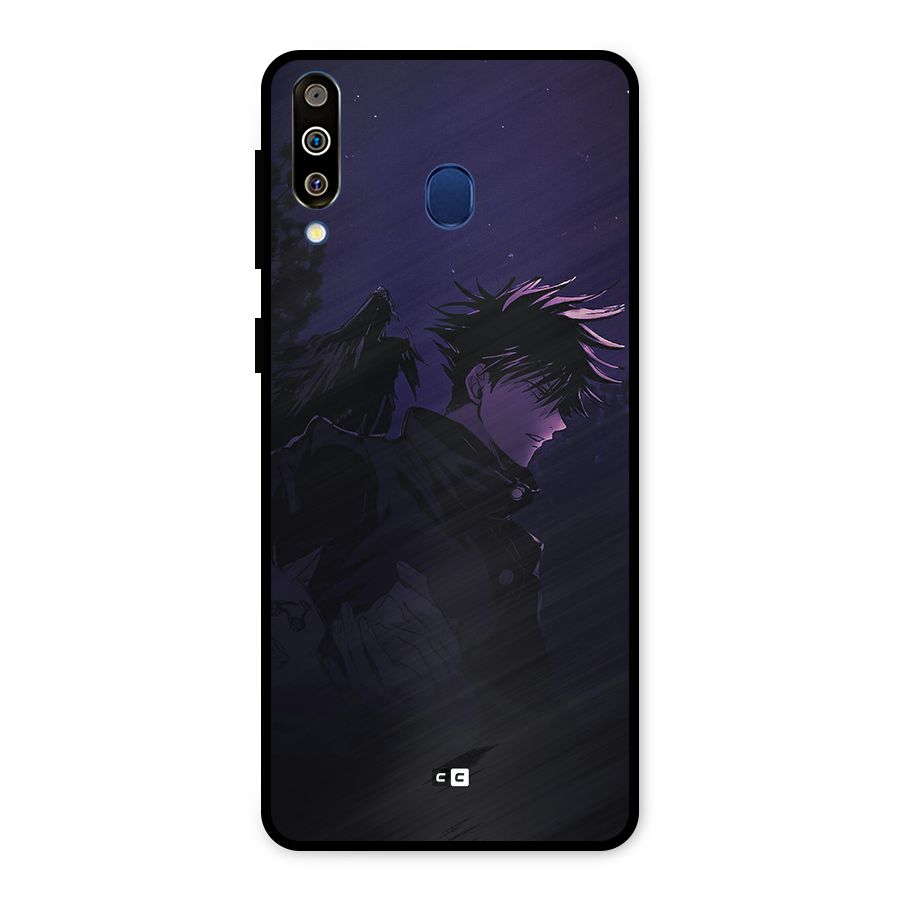 Fushiguro Demon Crows Metal Back Case for Galaxy M30