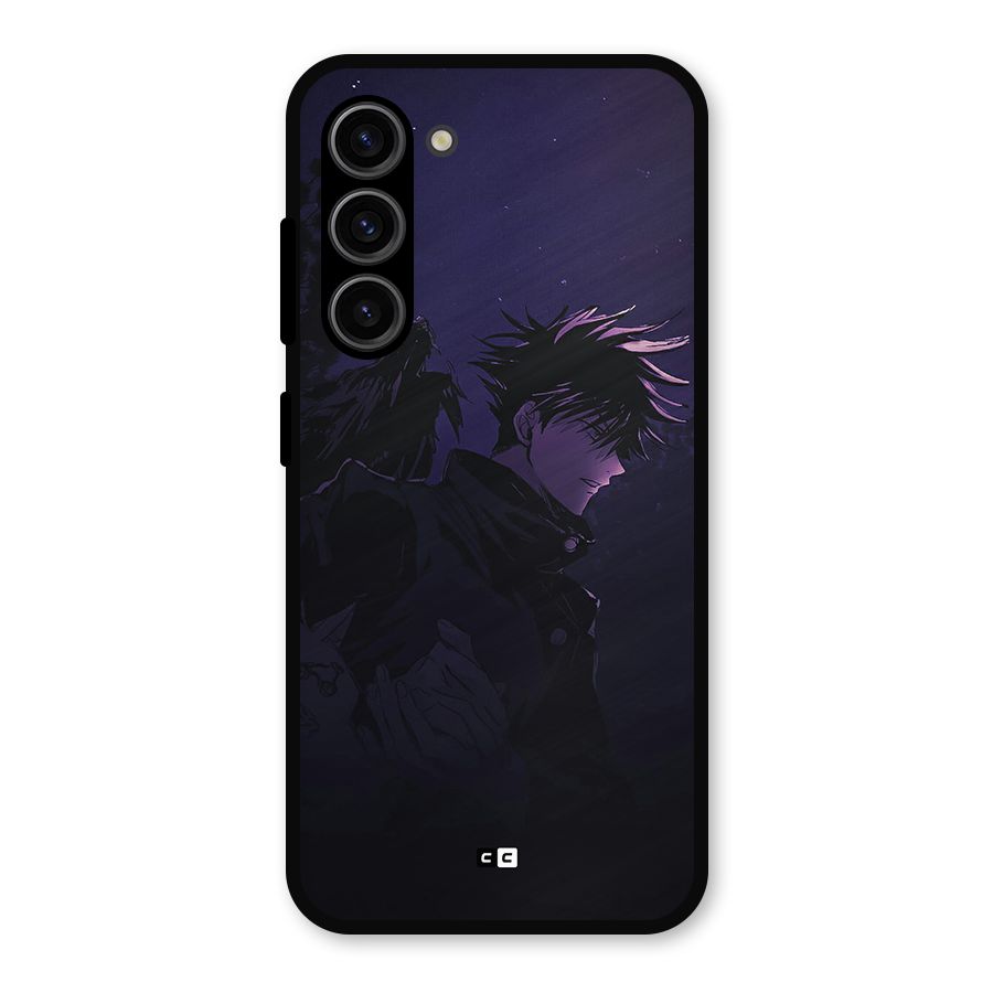 Fushiguro Demon Crows Metal Back Case for Galaxy S23