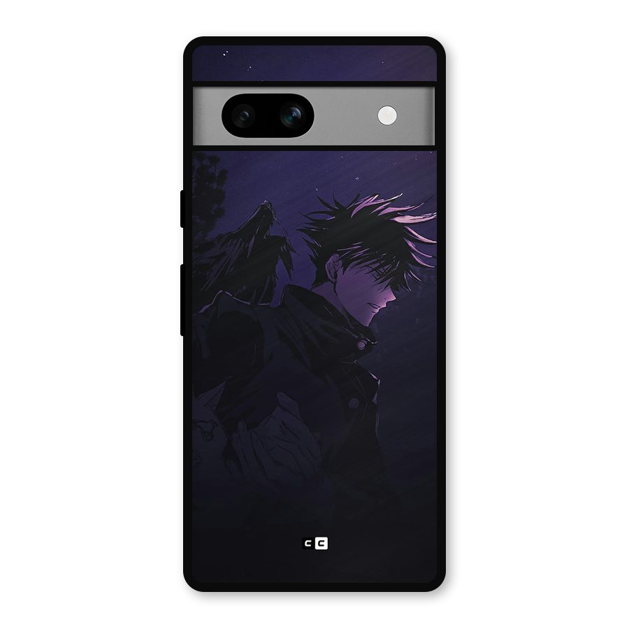 Fushiguro Demon Crows Metal Back Case for Google Pixel 7a