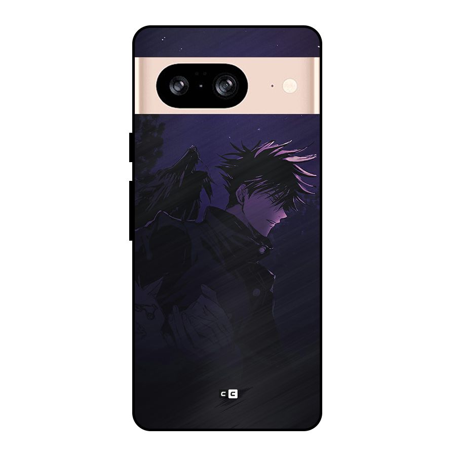 Fushiguro Demon Crows Metal Back Case for Google Pixel 8