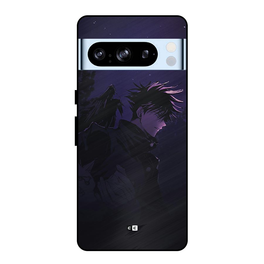 Fushiguro Demon Crows Metal Back Case for Google Pixel 8 Pro