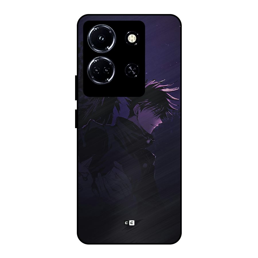 Fushiguro Demon Crows Metal Back Case for Infinix Note 30 5G