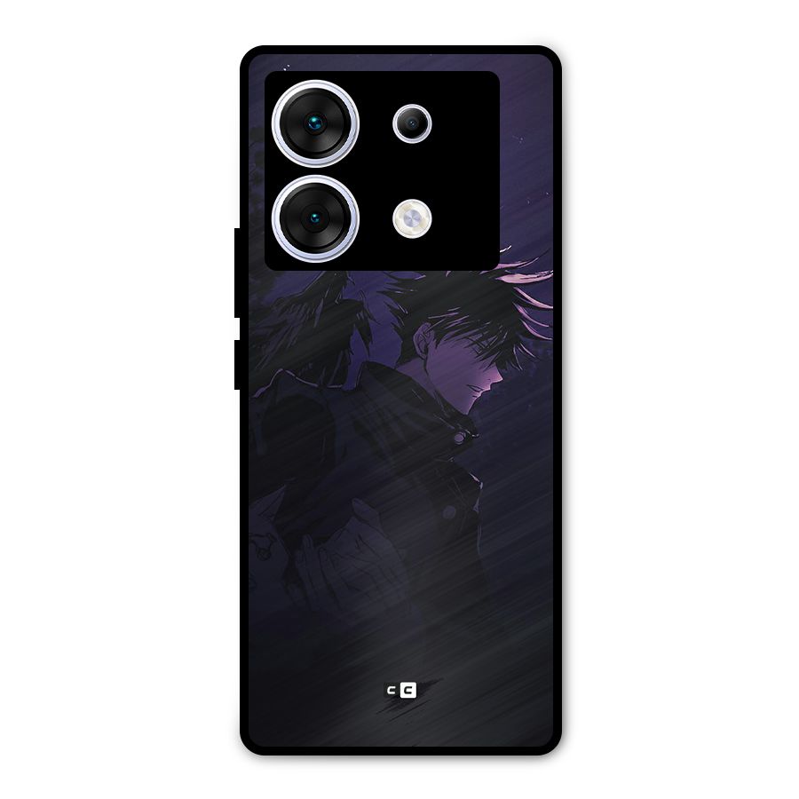 Fushiguro Demon Crows Metal Back Case for Infinix Zero 30 5G