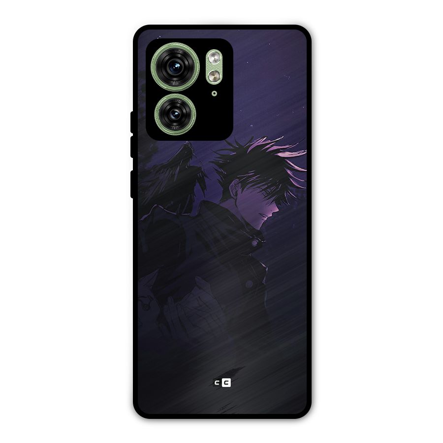 Fushiguro Demon Crows Metal Back Case for Motorola Edge 40 5G