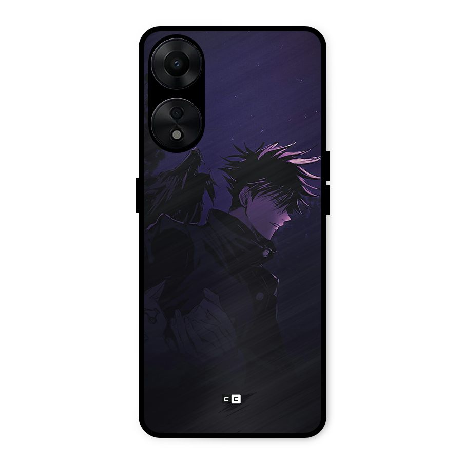 Fushiguro Demon Crows Metal Back Case for Oppo A78 5G