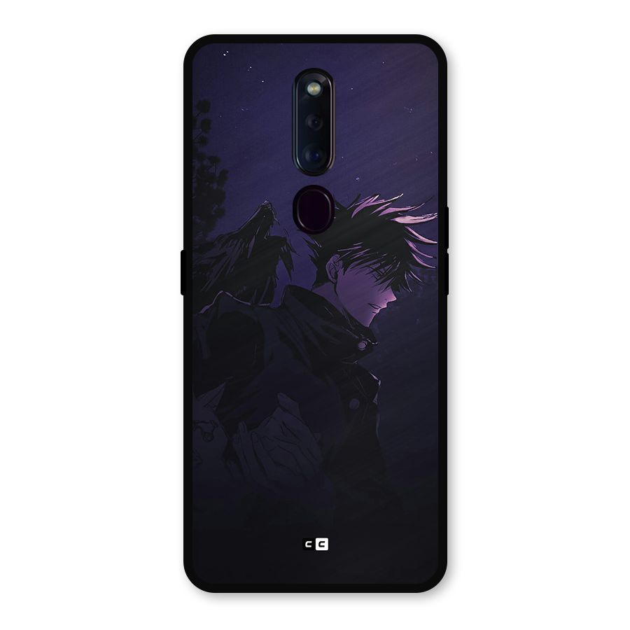 Fushiguro Demon Crows Metal Back Case for Oppo F11 Pro
