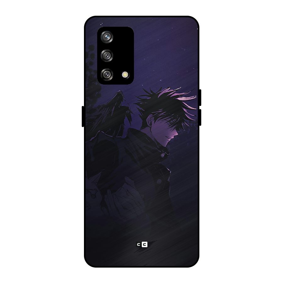 Fushiguro Demon Crows Metal Back Case for Oppo F19