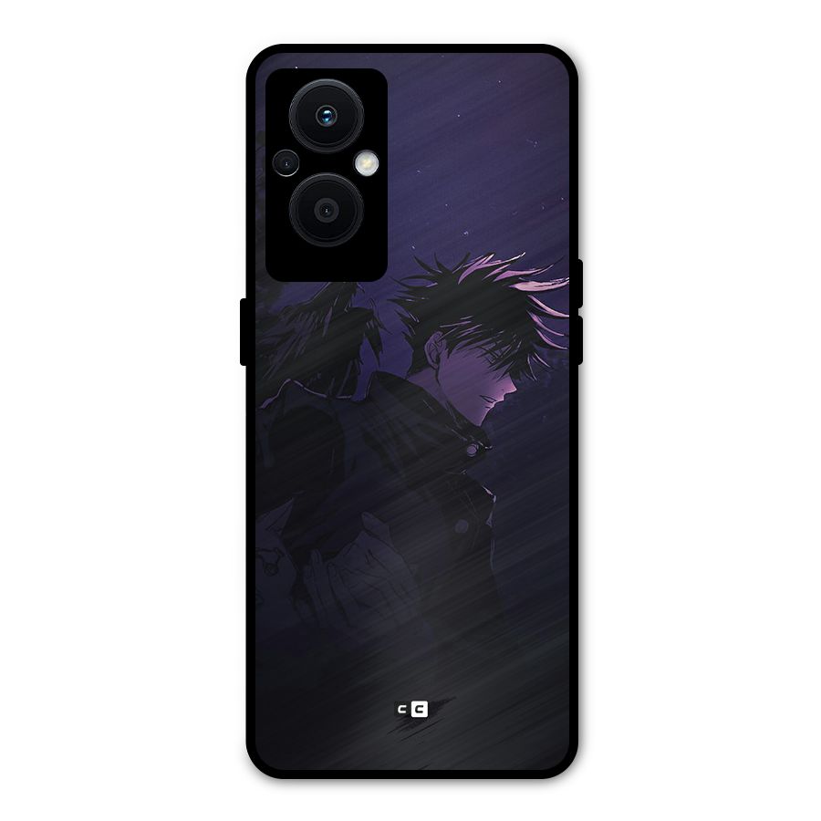 Fushiguro Demon Crows Metal Back Case for Oppo F21s Pro 5G