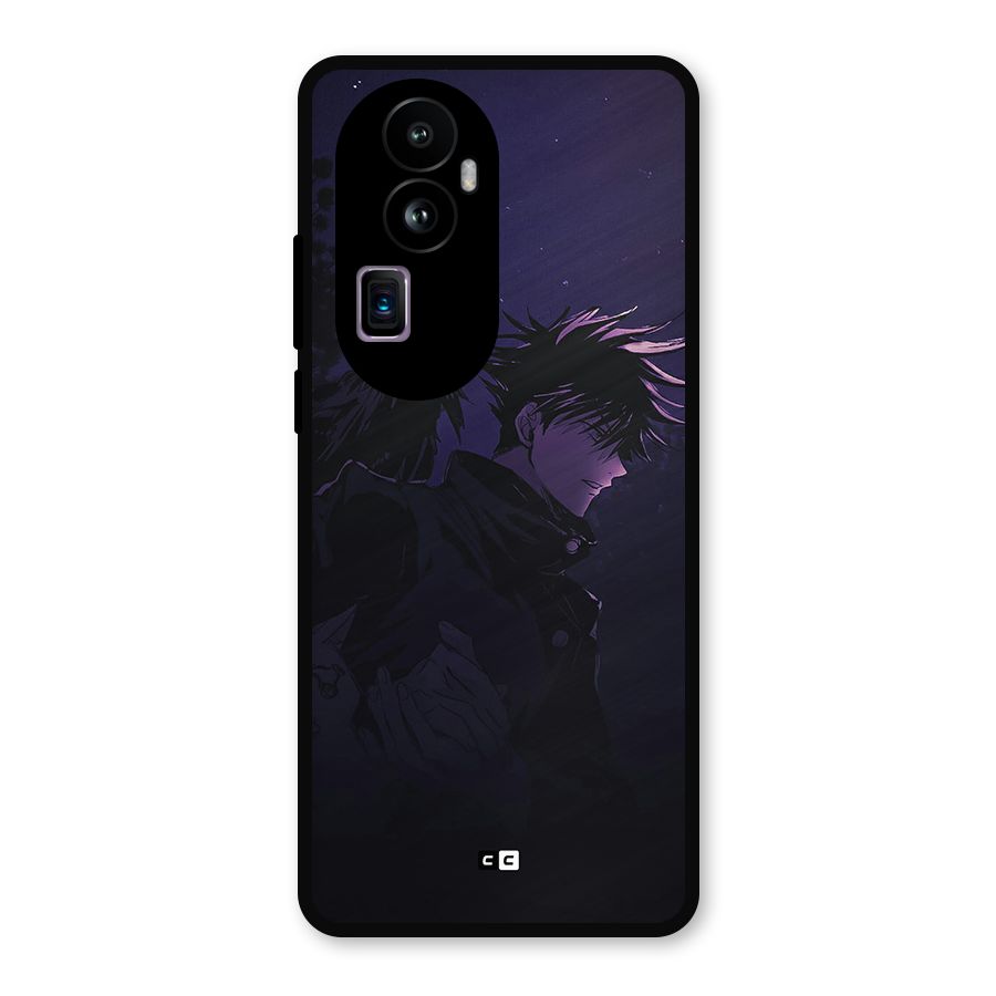 Fushiguro Demon Crows Metal Back Case for Oppo Reno10 Pro Plus