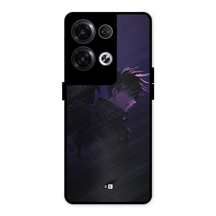 Fushiguro Demon Crows Metal Back Case for Oppo Reno8 Pro 5G