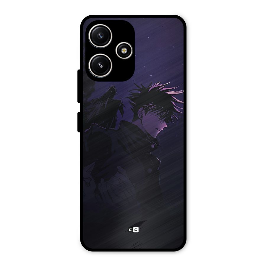 Fushiguro Demon Crows Metal Back Case for Poco M6 Pro