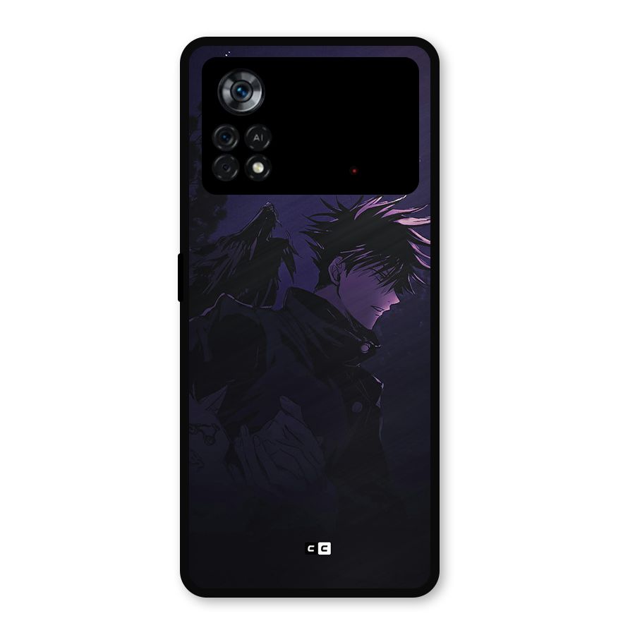 Fushiguro Demon Crows Metal Back Case for Poco X4 Pro 5G