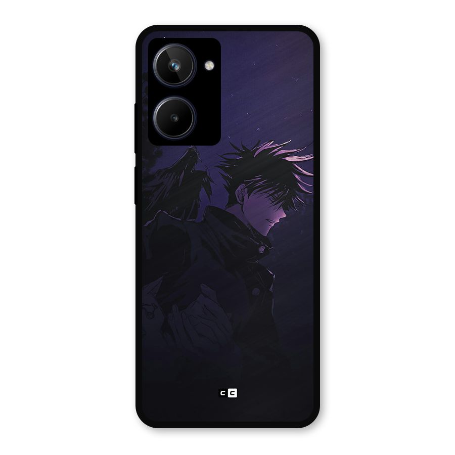 Fushiguro Demon Crows Metal Back Case for Realme 10